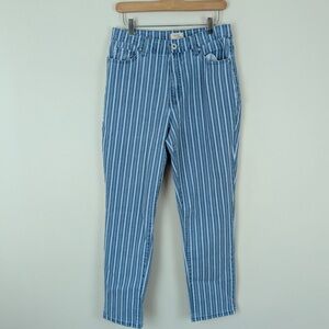 Camila Coelho Conductor Striped High Waist Jeans